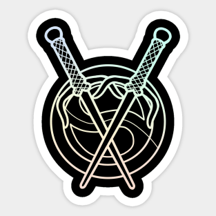 Xena Chakram & Sais Pastel Sticker